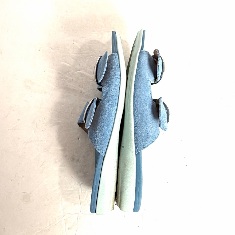 Vionic Corlee Blue Suede D-Ring Adjustable Slides… - image 7